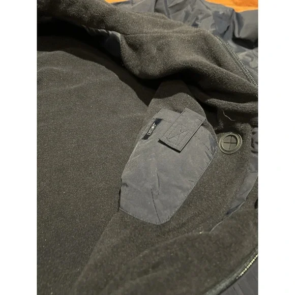 BMW Bomber‎ Jacket Full Zip Mens 3XL Windbreaker Fleece Lined Racer Fitted Logo - Picture 5 of 9